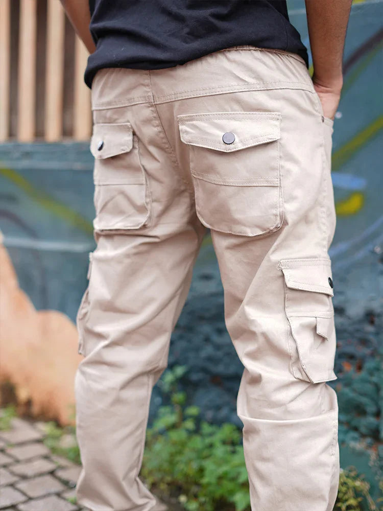 Men's Casual Cotton Jogger with RIB