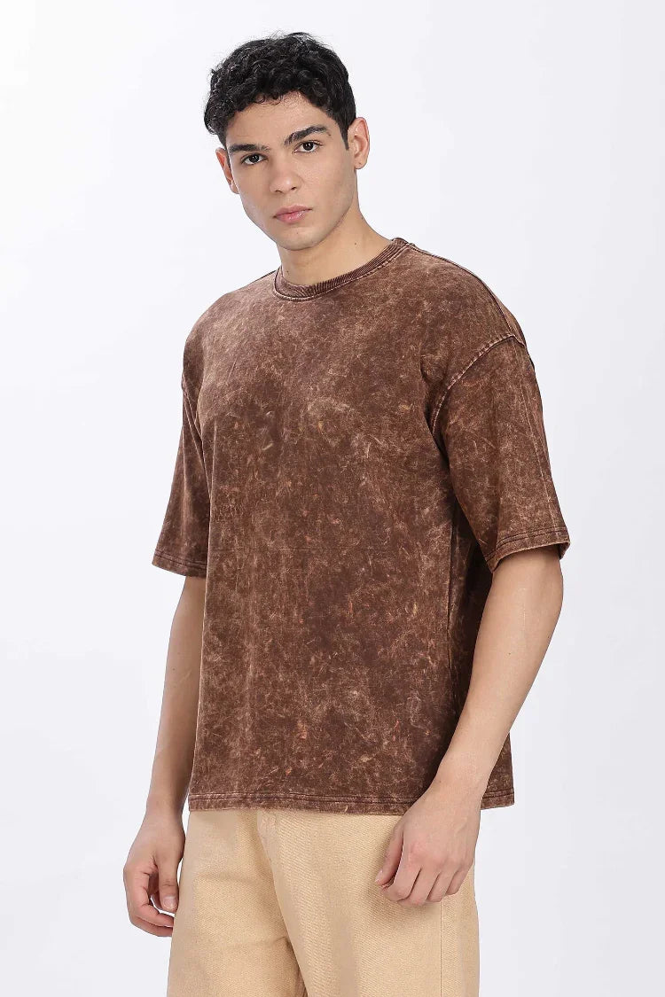 Acidwash Oversized 100% Cotton T-shirt