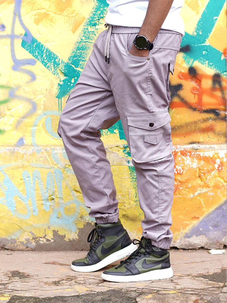 Men's Casual Cotton Jogger with RIB