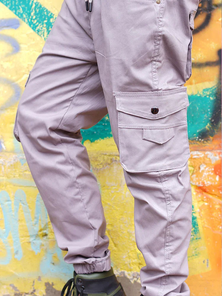 Men's Casual Cotton Jogger with RIB