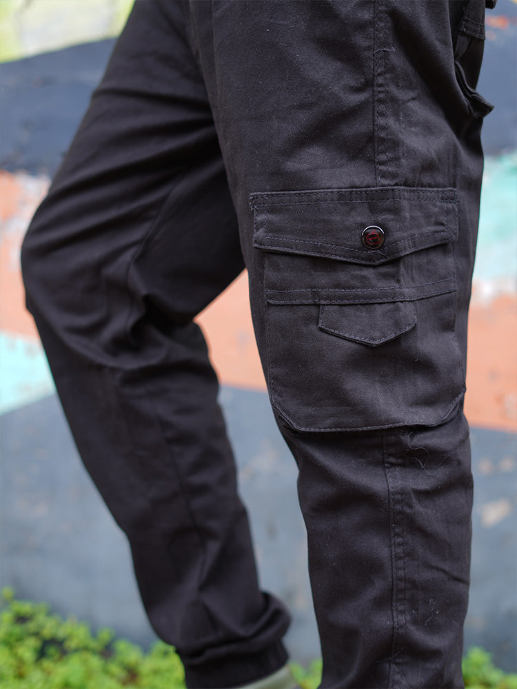Men's Casual Cotton Jogger with RIB