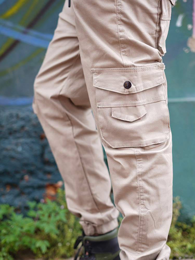 Men's Casual Cotton Jogger with RIB