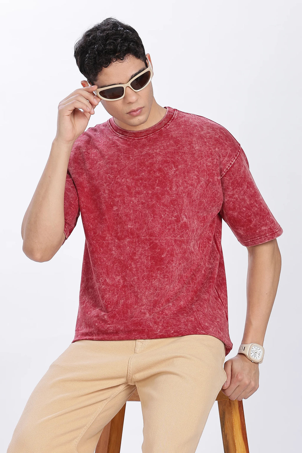 Acidwash Oversized 100% Cotton T-shirt