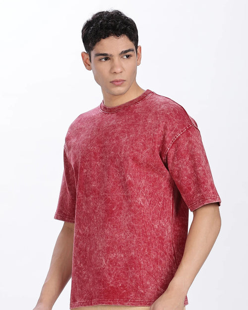Acidwash Oversized 100% Cotton T-shirt