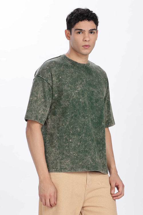 Acidwash Oversized 100% Cotton T-shirt