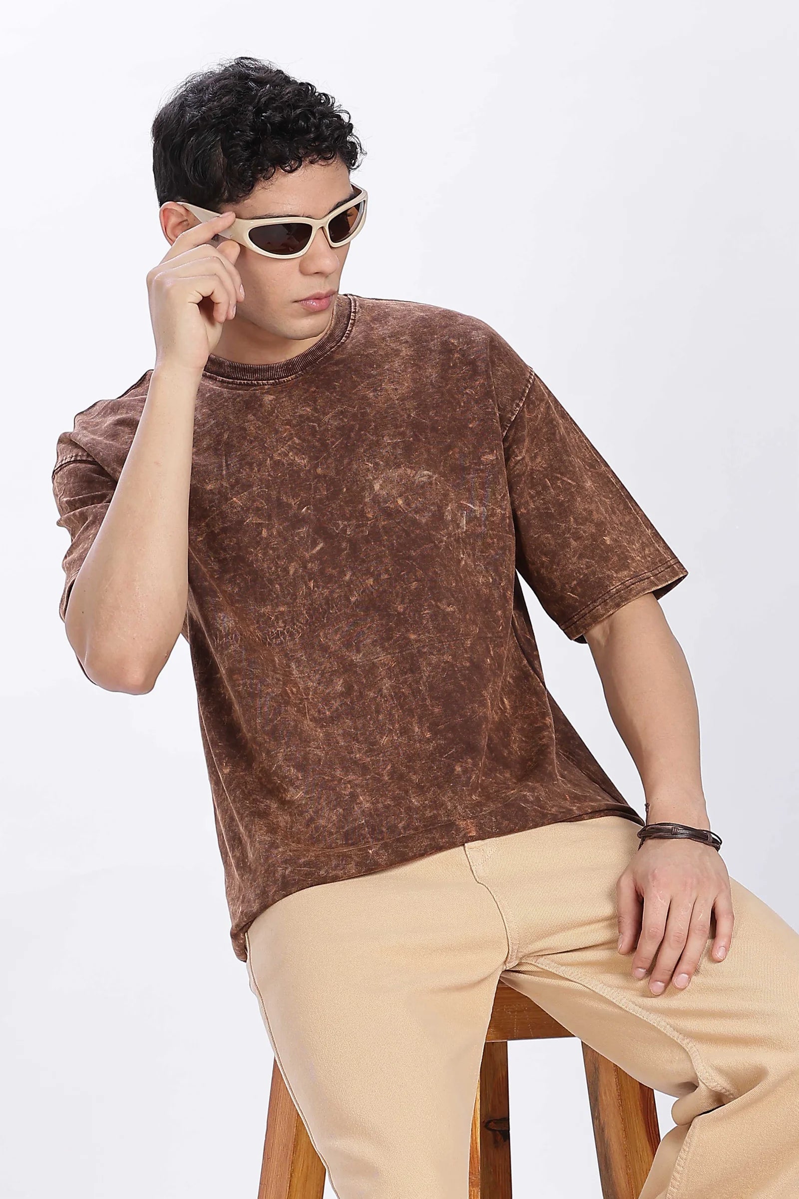 Acidwash Oversized 100% Cotton T-shirt