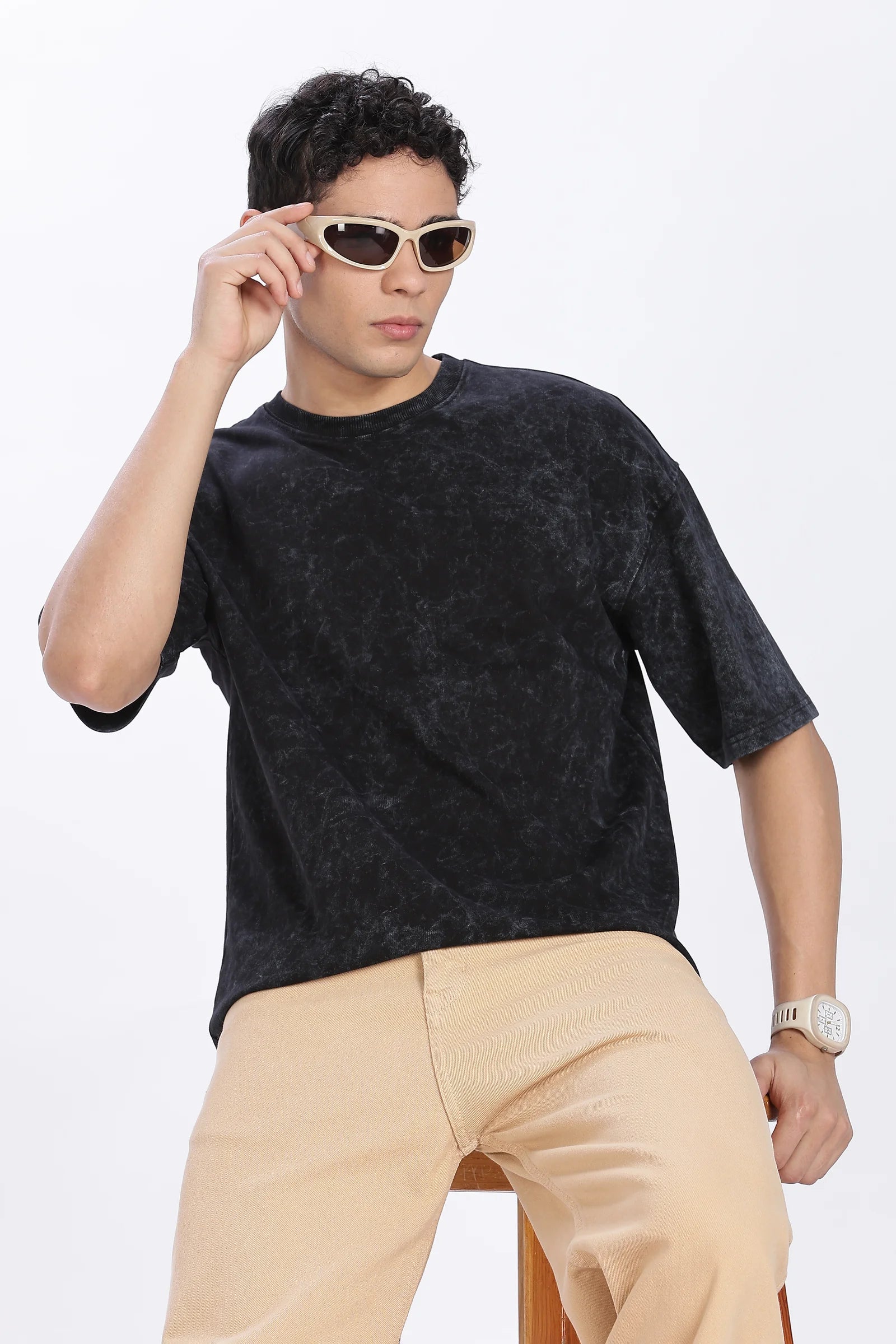 Acidwash Oversized 100% Cotton T-shirt