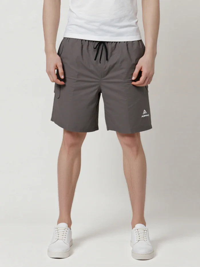 Ns fabric Shorts (Light Gray)