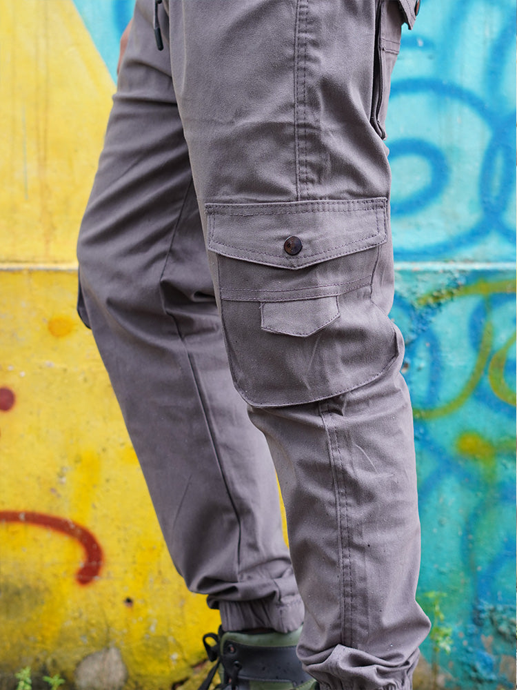 Men's Casual Cotton Jogger with RIB