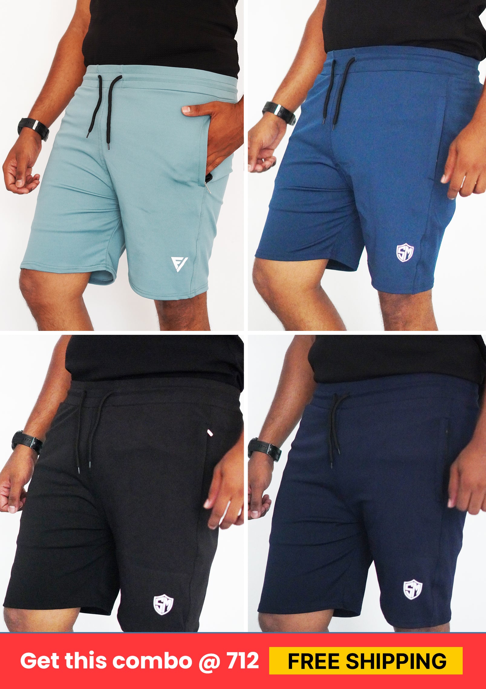Mens combo shorts