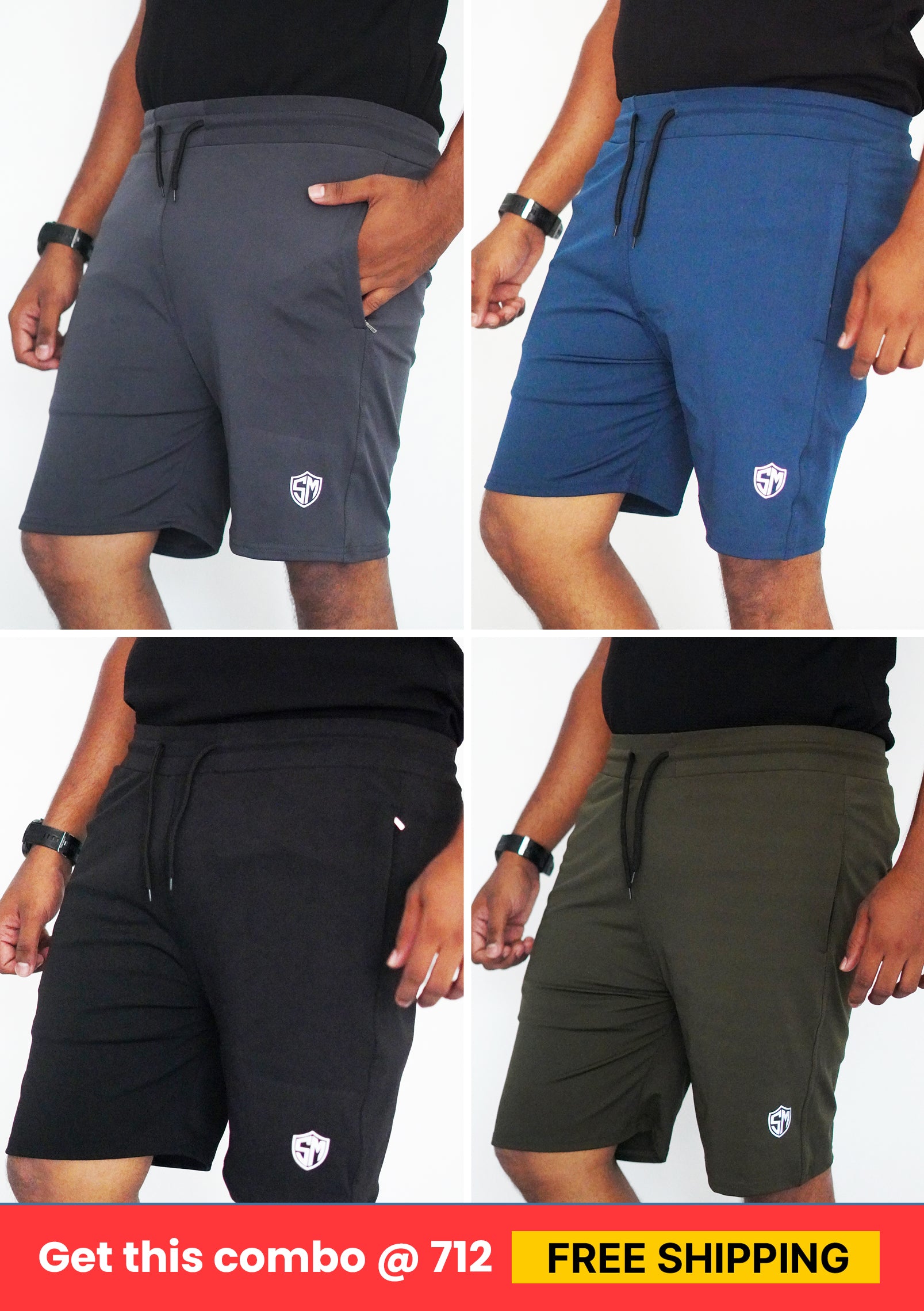 Mens combo shorts