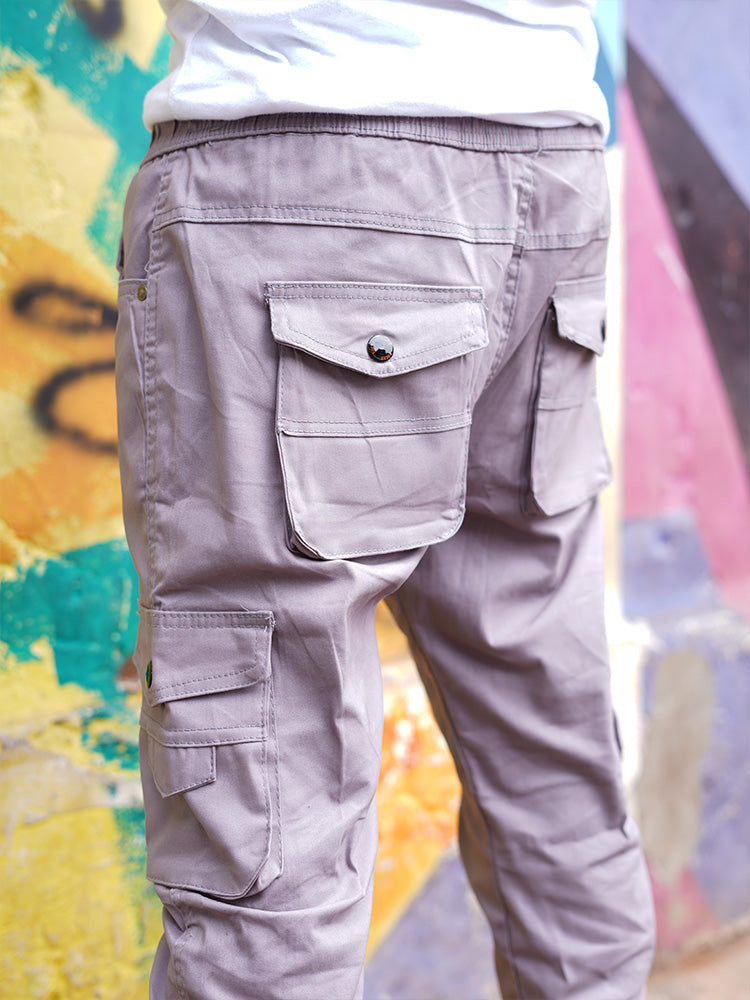 Men's Casual Cotton Jogger with RIB