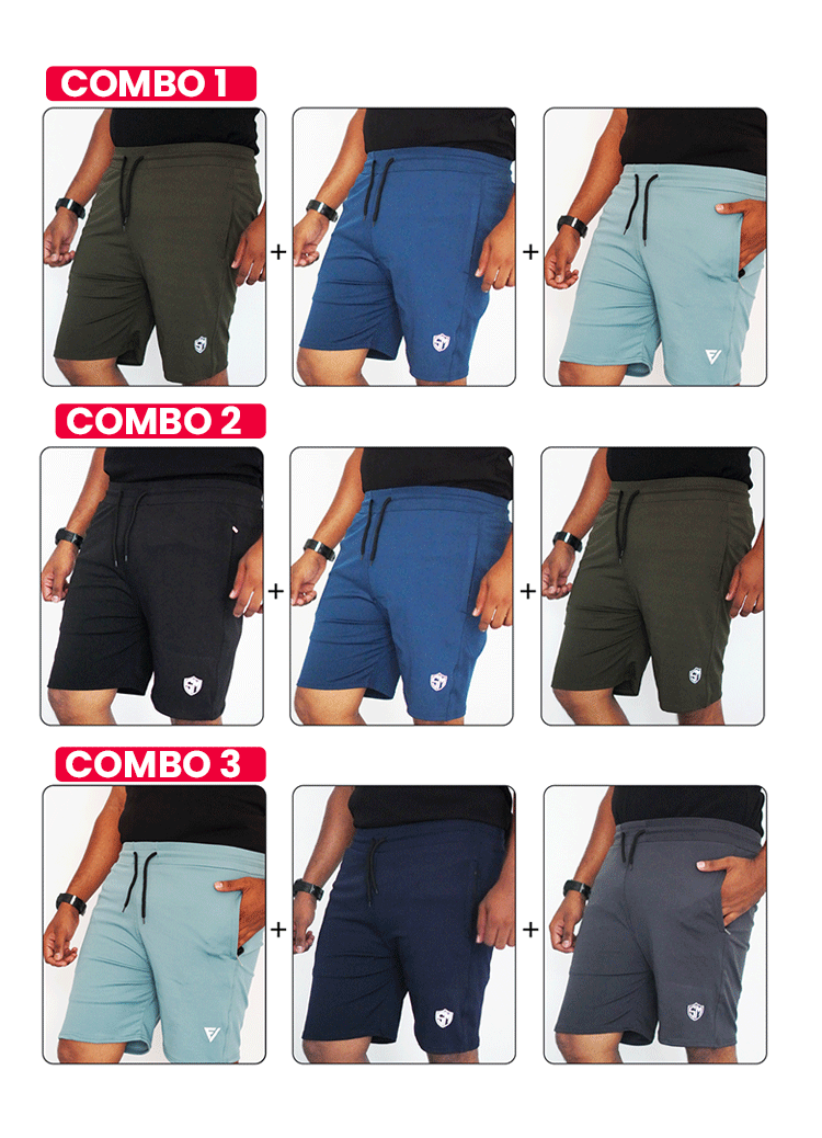 PREMIUM SHORTS (PACK OF 3)