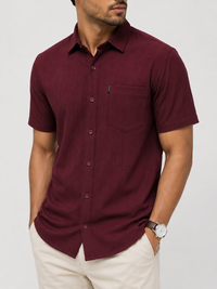 Men's Solid Color Shirt