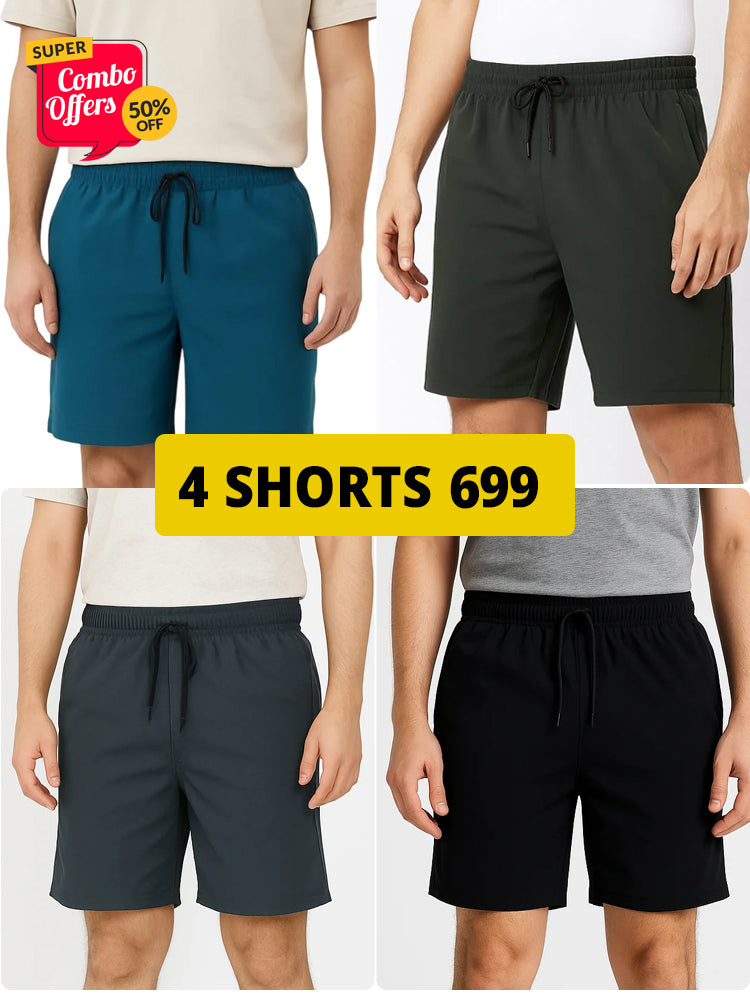 Mens combo shorts (PACK OF 4)