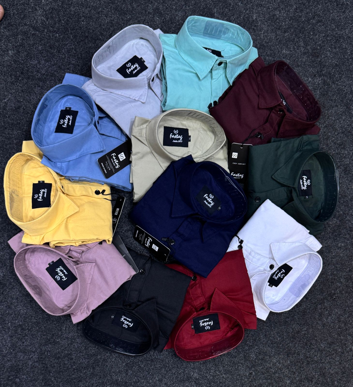 Premium Combo Solid Color Shirt ( PACK OF 3 )