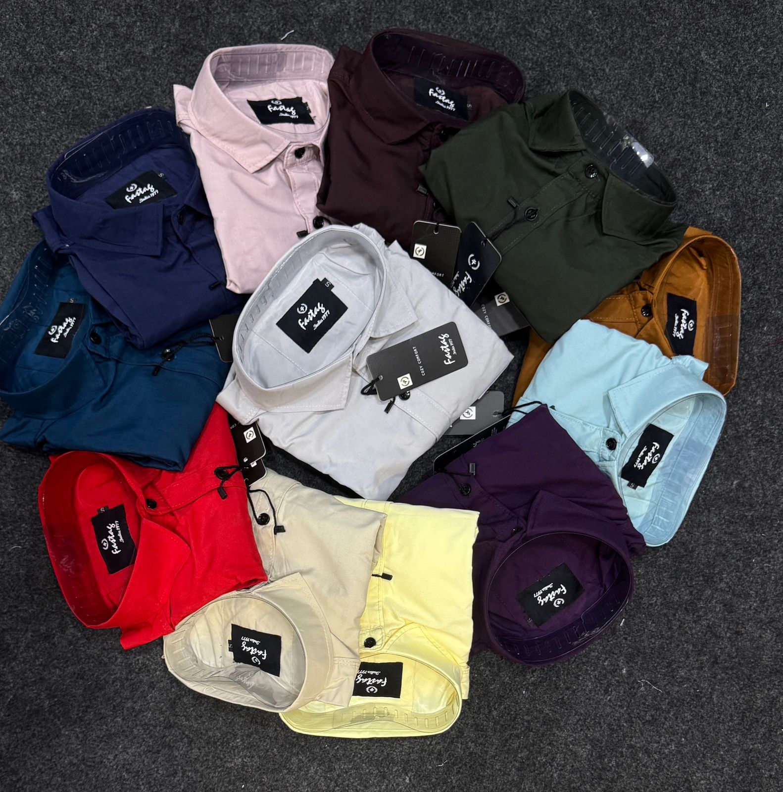 Premium Combo Solid Color Shirt ( PACK OF 3 )