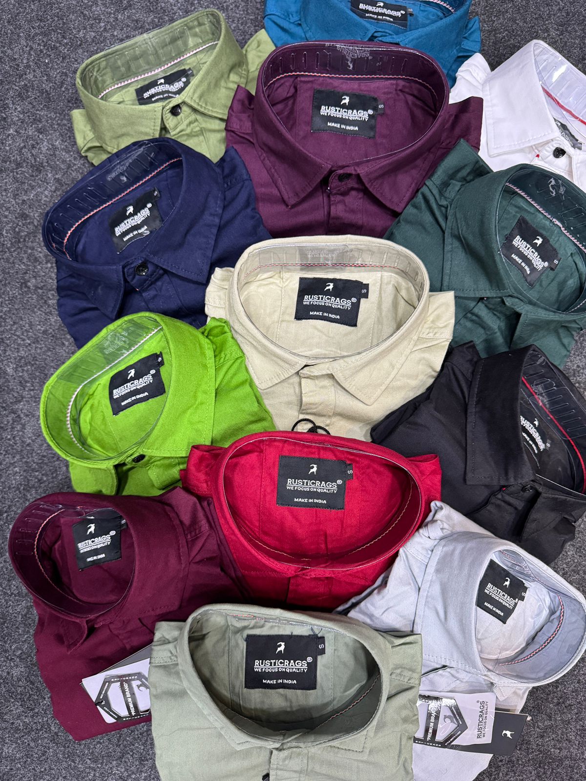 Premium Combo Solid Color Shirt ( PACK OF 3 )