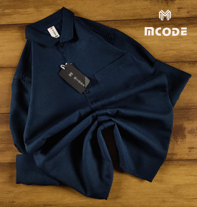 premium Combo casual shirt dark blue