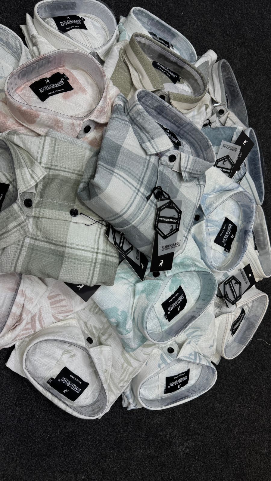 Premium Combo Casual Check Shirt ( PACK OF 4 )