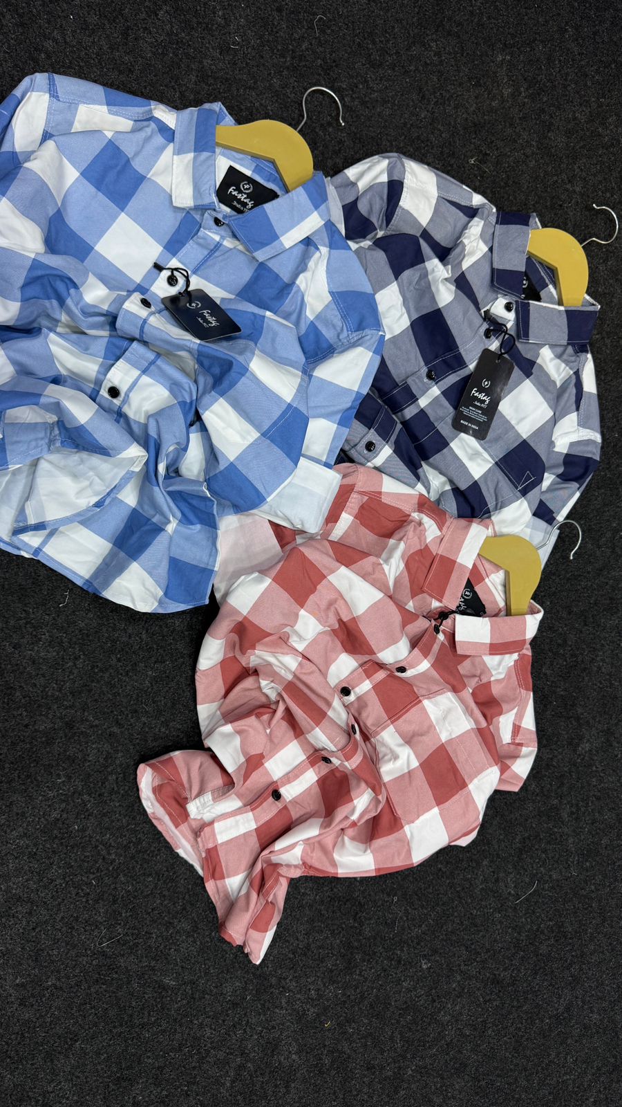 Premium Combo Casual Check Shirt ( PACK OF 4 )
